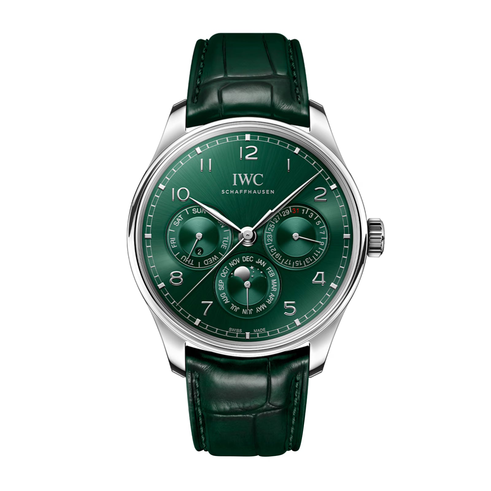 1BFE915B-EE5B-C673-C598-3E154A1DDD48.avif IWC Portugieser Automatic 42mm Mens Watch Green IW344207 - Image 1