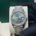 Rolex  Day-Date 40mm 228349RBR-0030 Olive Green Dial President Bracelet - Image 2