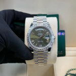 Rolex Day-Date 40mm 228396TBR-0020 Green Roman Dial - Image 2