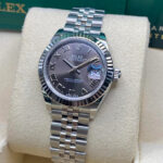 Rolex Lady-Datejust 28mm 279174 Dark Grey Roman Dial Oyster Bracelet - Image 5