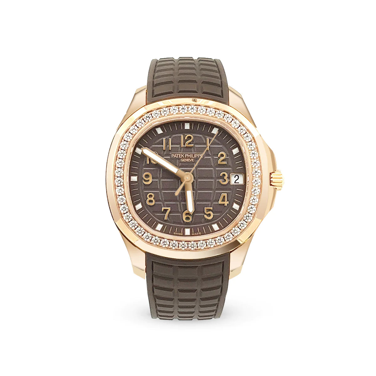 1CF60194-DDAC-7635-CA87-70FF28681F95.jpg PATEK PHILIPPE 2023 SKU#0006408 AQUANAUT 5268/200R-010 BROWN - Image 1