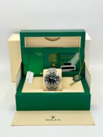 Rolex GMT-Master II 40mm 126710GRNR-0003 Black Dial Jubilee Watch - Image 9