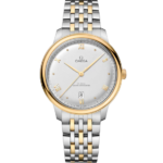 Omega De Ville Prestige 40 mm Silver Dial Stainless Steel and 18k Yellow Gold Bracelet 434.20.40.20.02.002