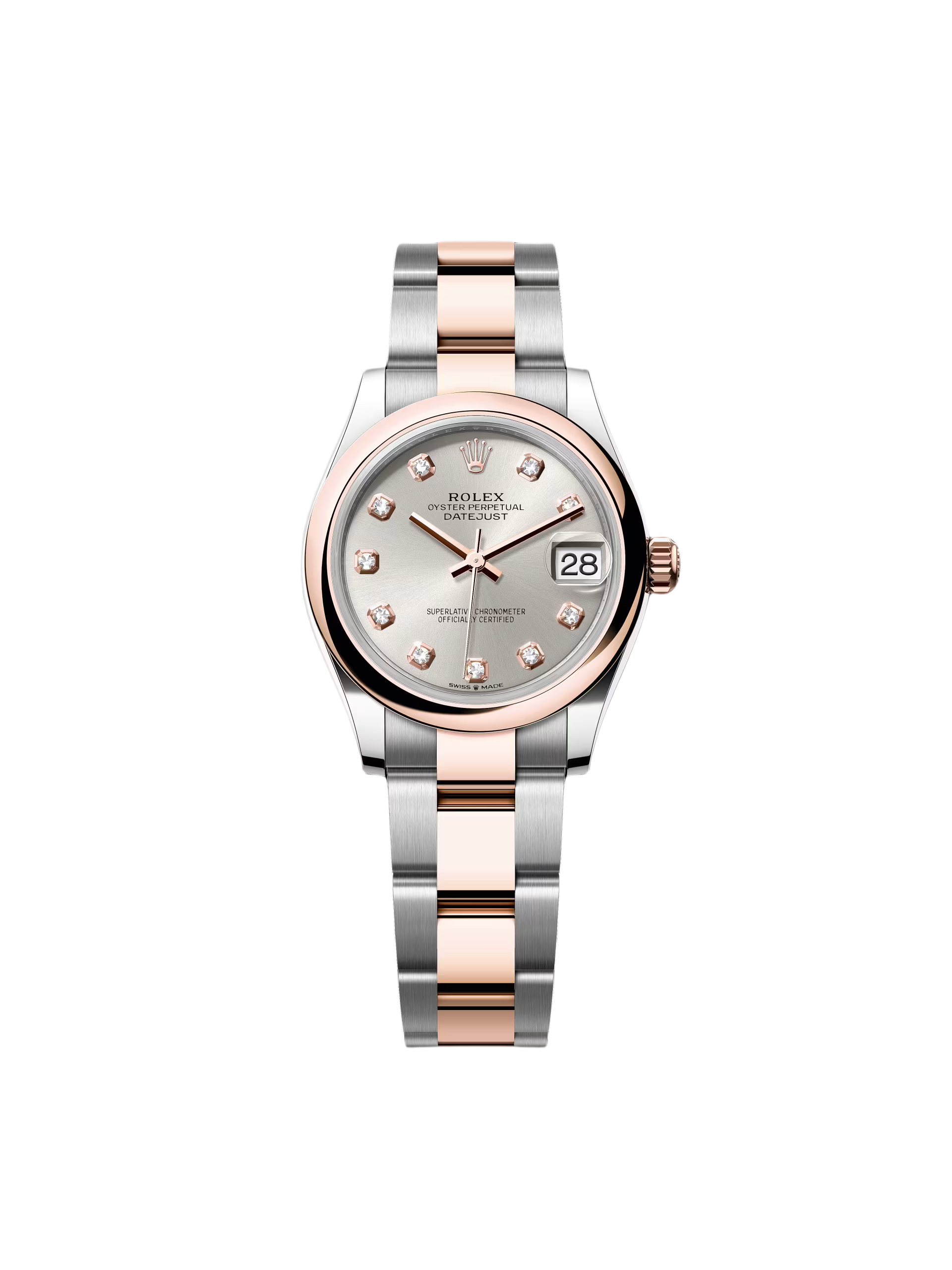 1D46EEC3-0243-1FAD-D82D-D34E9B37E4B2.png Rolex Datejust m278241-0015/0016 Silver 31mm Dial Oyster Bracelet Watch - Image 1