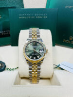 Rolex Datejust m278273-0029/0030 31mm Olive Green Dial Stainless Steel and Yellow Gold Oyster Watch - Image 3