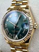 Rolex Datejust m278278-0030 Olive Green 31mm Dial President Bracelet Watch - Image 4