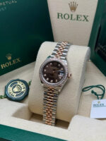 Rolex Lady-Datejust 28mm 279381RBR Chocolate Diamond Dial Oyster Bracelet - Image 5