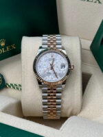 Rolex Datejust m278271-0031/0032 Silver Floral Motif 31mm Dial Oyster Bracelet Watch - Image 10