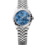 Rolex Datejust m278344-0037/0038 Blue Floral Motif Dial 31mm Oyster