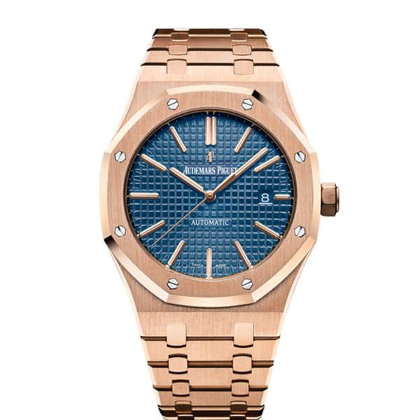1F18EA84-FA08-AAF4-C8EA-B5A8EED02CFE.jpg Audemars Piguet Royal Oak Self Winding with Blue Dial 41mm 15400OR.OO.1220OR.03 - Image 1