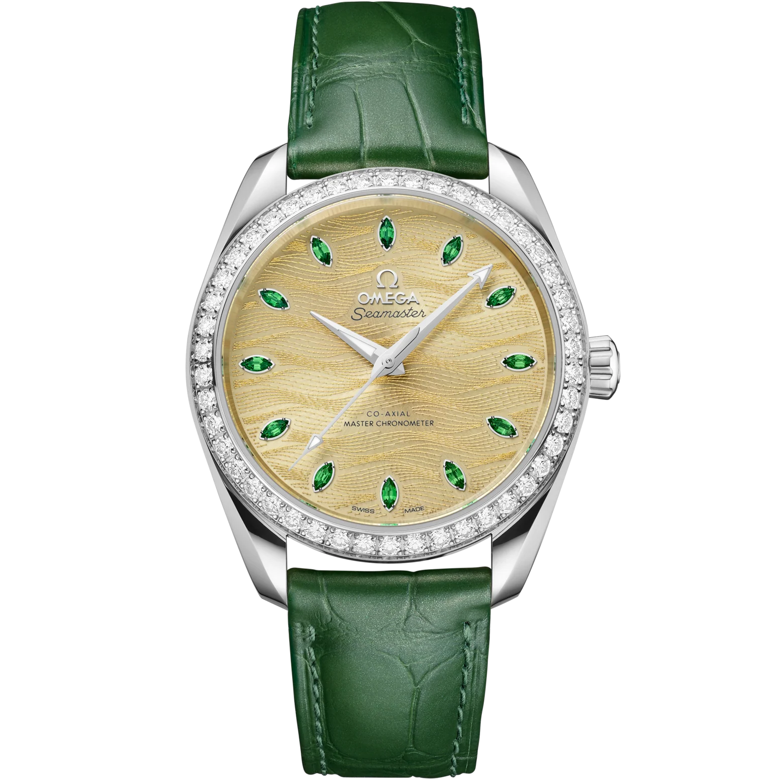 1F493B95-9DEF-E08A-AF7D-DAE8E9489B63.png Omega Seamaster Aqua Terra 150M 38 mm Green Dial Canopus Gold™ Strap 220.58.38.20.99.008 - Image 1