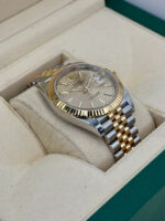 Rolex  Datejust 41mm Swiss Replica Watch | Two Tone Jubilee Bracele Champagne Fluted Dial Ref 126333 - Image 4