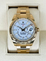 Rolex  Sky-Dweller 42mm 336938-0003 Yellow Gold White Dial - Image 2