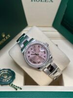 Rolex Datejust m278384RBR-0027/0028 Pink 31mm Dial Oyster Watch - Image 6