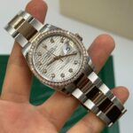Rolex  Datejust 36mm 126281 Silver Palm Index Dial Jubilee Bracelet - Image 9