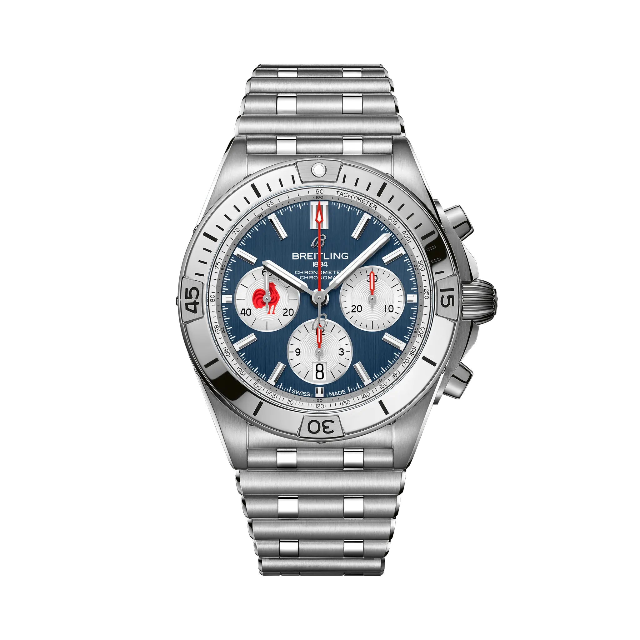 1FFBA7E8-C31C-CC84-4484-95FAE0C99DC4.png Breitling Chronomat B01 42 Six Nations France AB0134A81C1A1 - Image 1