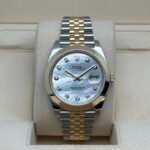 Rolex Datejust 41mm 126303 White MOP Diamond Jubilee Steel and Yellow Gold - Image 3