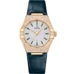 Omega Constellation Ladies' Selection 29mm yellow gold on leather strap 131.58.29.20.99.002