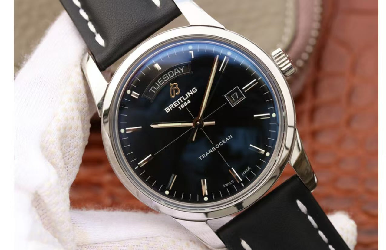 208A73A3-21F0-943F-63D9-6A29C3B0AF41.jpg Breitling Transocean watch - Image 1
