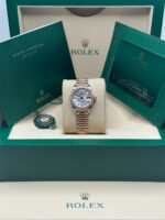 Rolex Lady-Datejust 28mm 279381RBR Mother-of-Pearl Diamond Dial Oyster Bracelet - Image 10