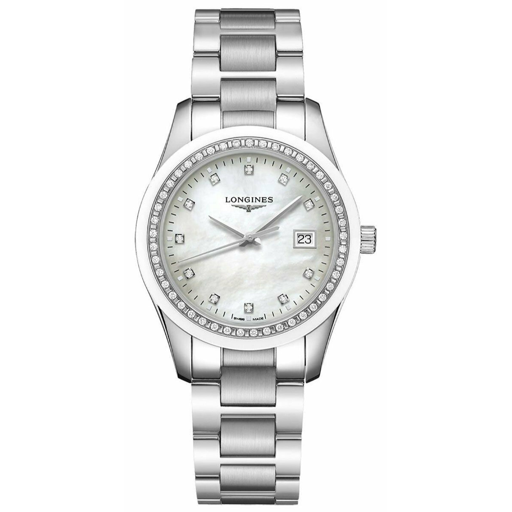 2161550B-80D6-3260-2130-E0DB27DFD8FF.jpg Longines Men's L2.387.0.87.6 Conquest Stainless Steel Watch - Image 1