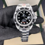 Rolex Submariner Silver Black Diamond 40mm - Image 3