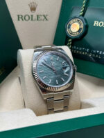 Rolex  Datejust 41mm 126334 Mint Green Fluted Motif Dial Oyster Bracelet - Image 4