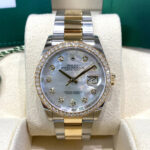 Rolex  Datejust 36mm 126283 White Mother-of-Pearl Dial Jubilee Bracelet Watch - Image 3
