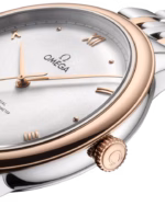 Omega De Ville Prestige 40 mm Silver Dial Stainless Steel and Sedna™ 18k Rose Gold Bracelet 434.20.40.20.02.001 - Image 3