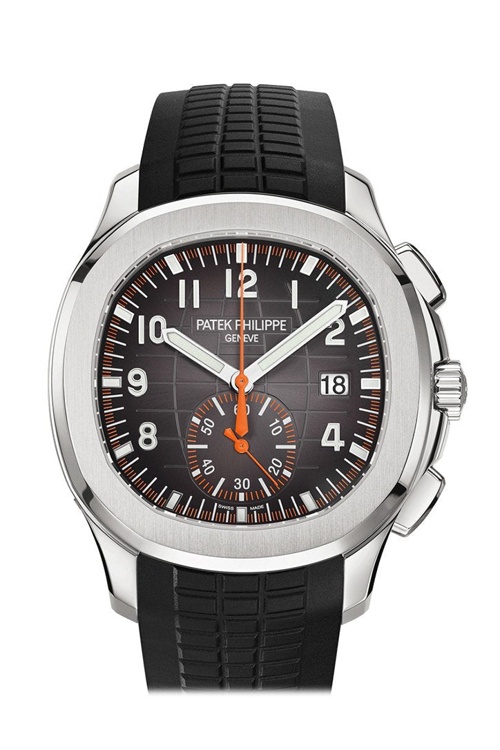 251B834E-7F3C-E0CD-8D41-9B68350BA33A.jpg Patek Philippe Aquanaut Black Dial Automatic Men's Chronograph Watch 5968A-001 - Image 1