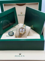 Rolex Lady-Datejust 28mm 279173 Silver Diamond Dial Oyster Bracelet - Image 11