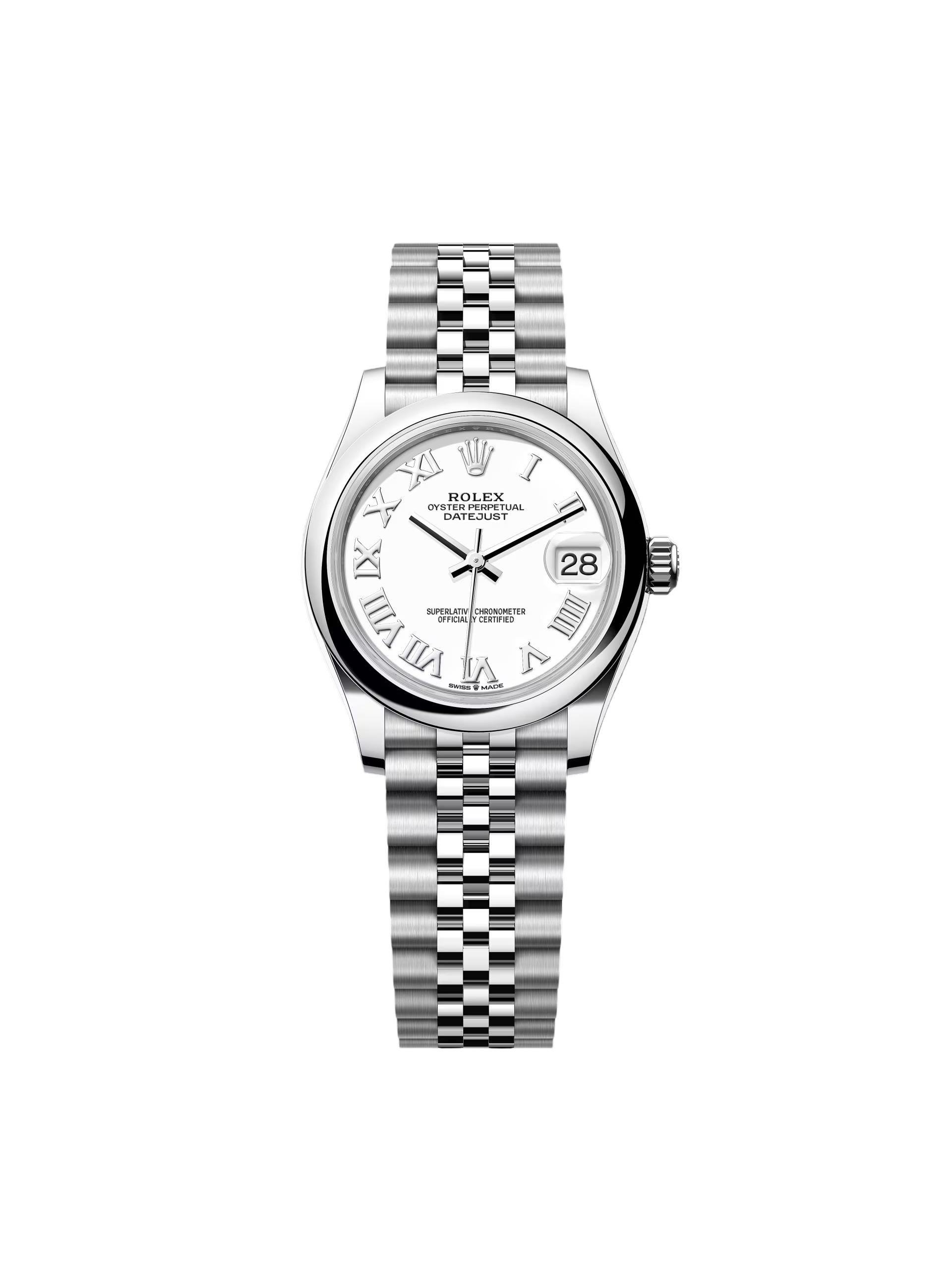 2652A8FD-C2D8-6B62-D62E-D5215A1CE4FD.png Rolex Datejust m278240-0003/0004 31mm White Roman Domed Bezel Oyster Oystersteel - Image 1