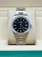 Rolex Oyster Perpetual 34mm 124200 Black Dial Oyster Stainless Steel Bracelet Watch - Image 2