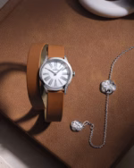 Omega De Ville Mini Trésor 26mm White Dial with Diamonds Stainless Steel Strap 428.17.26.60.04.005 - Image 3