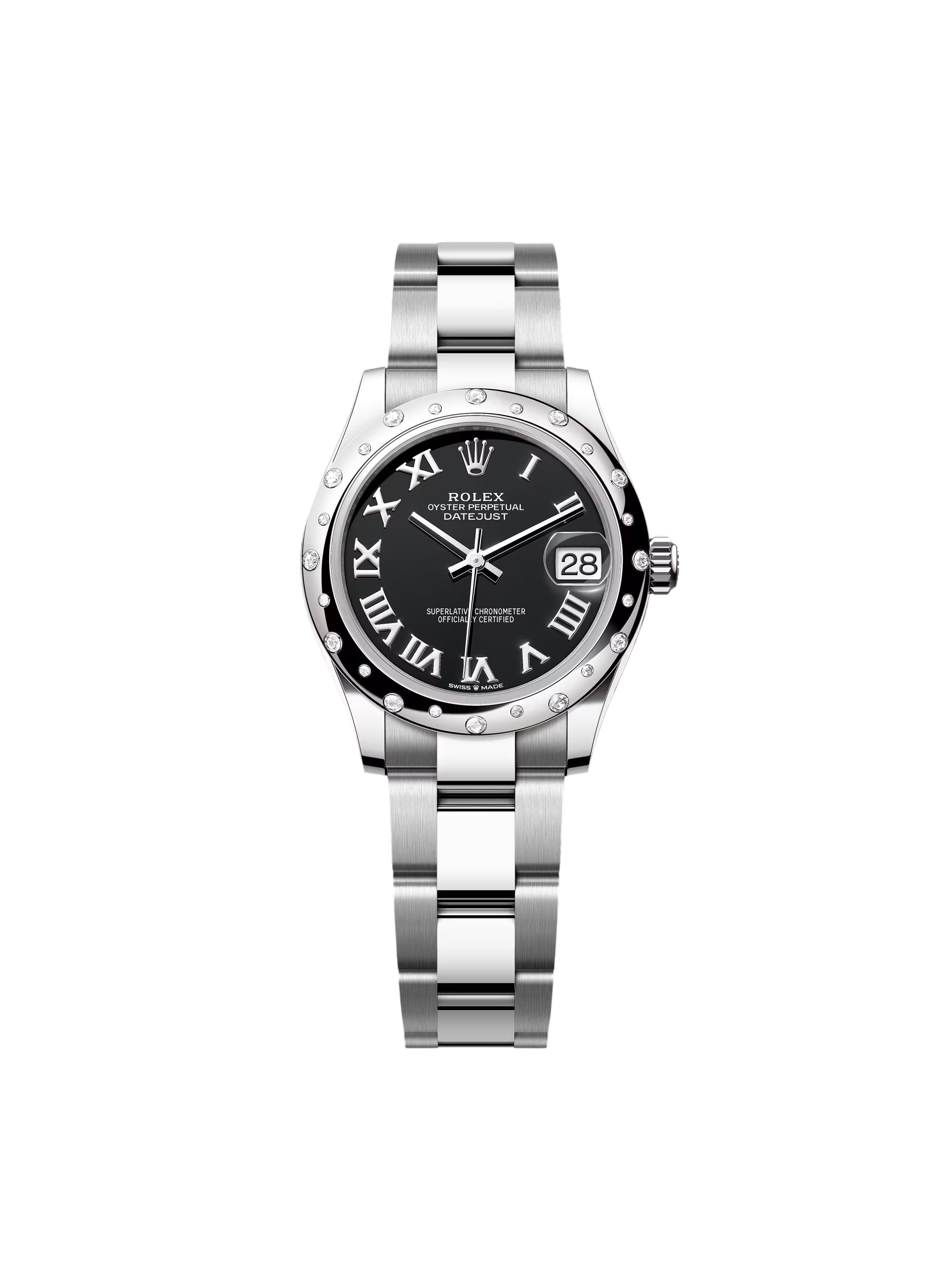 26F36E53-E92A-8A69-5836-49B30324227F.png Rolex Datejust m278344 Bright Black Dial 31mm Domed Diamond - Image 1