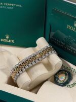 Rolex Datejust m278343 Datejust Green Dial 31mm Jubilee Steel and Yellow Gold - Image 8