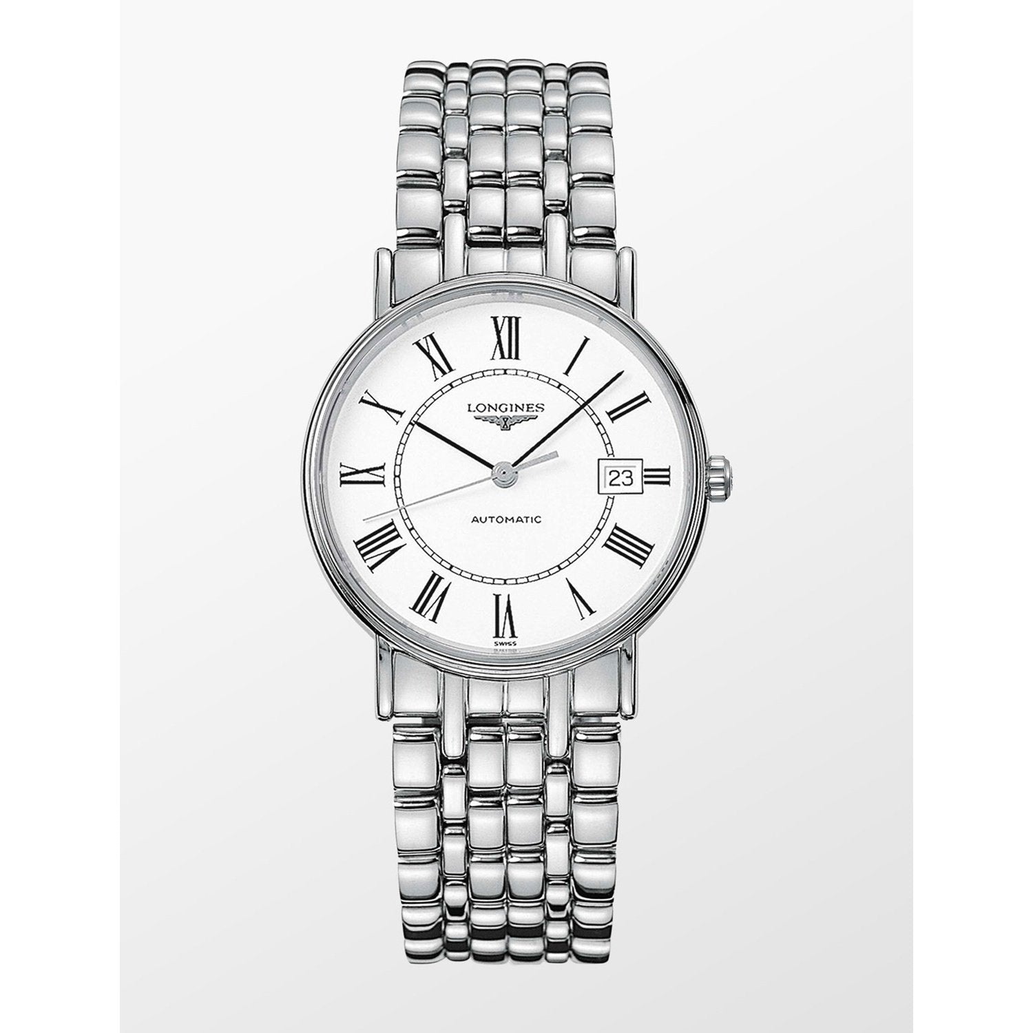 2759F49A-4A14-9D0E-8872-81D5FDA813A0.jpg Longines Men's L4.821.4.11.6 Presence Stainless Steel Watch - Image 1