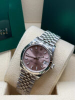 Rolex Datejust m278274-0013/0014 Pink Dial 31mm Fluted Bezel Oyster Bracelet - Image 9