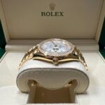 Rolex Day-Date 40mm White Mother-of-Pearl Dial President Watch 228348RBR-0046 - Image 4