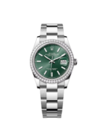 Rolex  Datejust 36mm 126284 Green Dial Jubilee Bracelet - Image 2