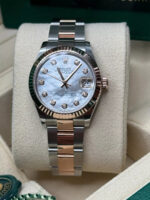 Rolex Datejust m278271-0025/0026 White Mother-of-Pearl 31mm Dial Oyster Bracelet Watch - Image 9