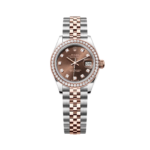 Rolex Lady-Datejust 28mm 279381RBR Chocolate Diamond Dial Oyster Bracelet