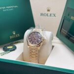 Rolex Datejust m278278-0038 Black Mother-of-Pearl 31mm Dial President Bracelet Watch - Image 4