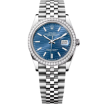 Rolex  Datejust 36mm 126284 Blue Dial Jubilee Bracelet