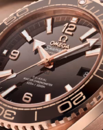Omega Seamaster Planet Ocean 600M 39.5mm Brown Dial Sedna™ 18k Rose Gold Strap 215.63.40.20.13.001 - Image 3
