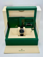 Rolex 1908 Yellow Gold Black Dial Black Alligator Strap - 52508-0002 - Image 9