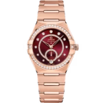 Omega Constellation 34mm Red Dial with Diamonds Sedna™ 18k Rose Gold Bracelet 131.55.34.20.61.001