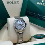 Rolex Lady-Datejust 28mm 279174 Mother Of Pearl Diamond Dial Oyster Bracelet - Image 4