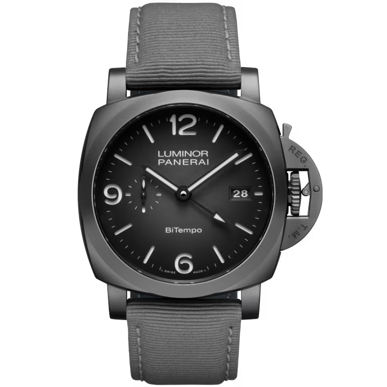 2B3C1650-3328-C192-AFBF-94FE8522629A.avif Panerai Luminor BiTempo Titanium DLC - New York 44mm PAM01467 - Image 1