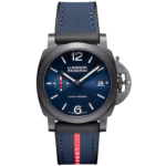 Panerai Luminor Quaranta Steel DLC Luna Rossa 40mm PAM01408